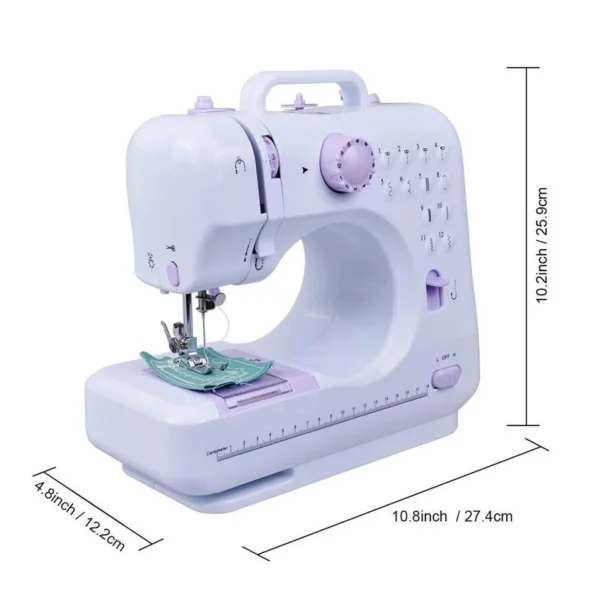ad9f0c2aac546364d055a27d32c8c773.webp FHSM 505A Portable Mini Sewing Machine L27.4cm W12.2cm H25.9cm
