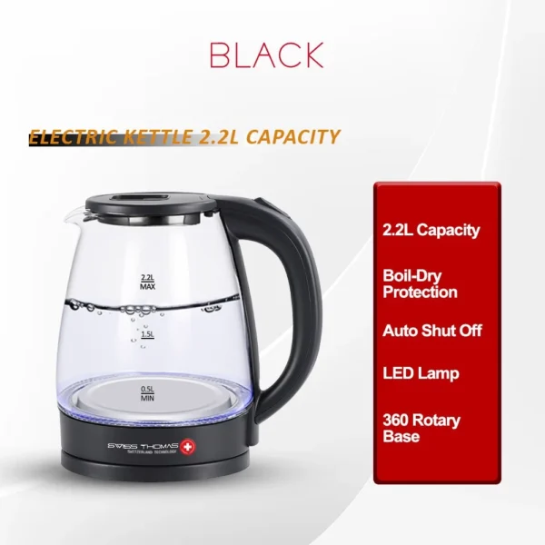 my-11134207-7rasb-mdeep47mfpv58a.webp Swiss Thomas 2.2L Glass Electric Kettle