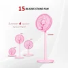 15-Blade Low Noise Stand Fan