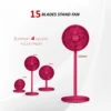 15-Blade Low Noise Stand Fan