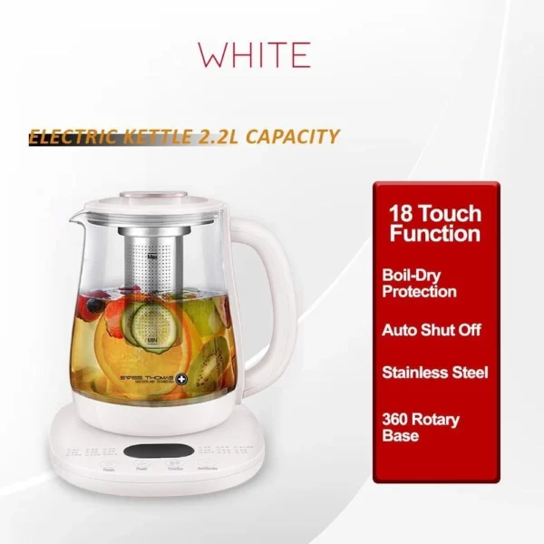 1.5L Multifunction Glass Health Pot