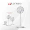 15-Blade Low Noise Stand Fan