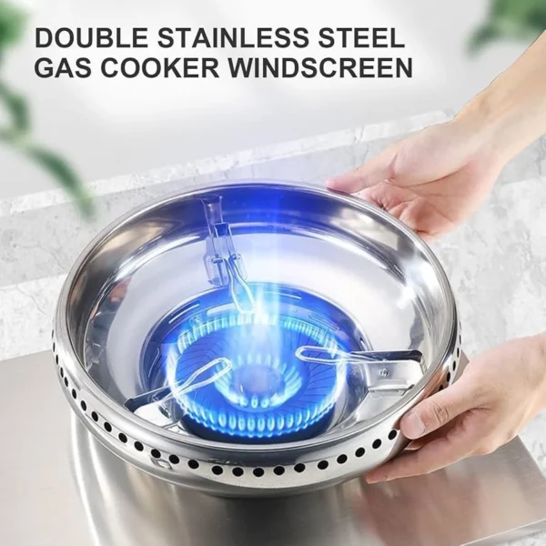 Double Layer Stove Wind Guard