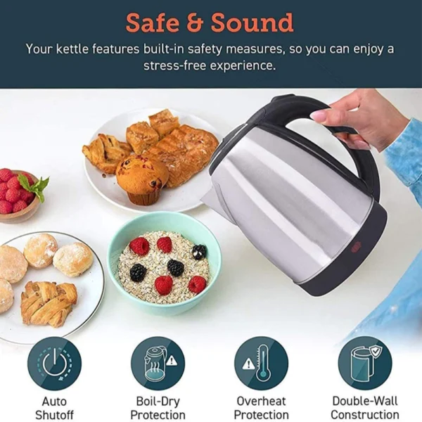304 Stainless Steel 2.2L Electric Kettle