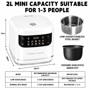 sg-11134201-822xs-mogkis9mzdajd5.webp 2.0L Low Sugar Rice Cooker